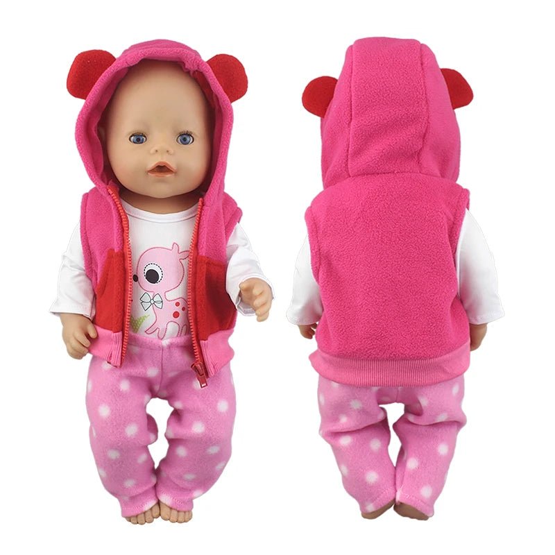 43cm baby doll 17 inch reborn baby doll clothes - 17