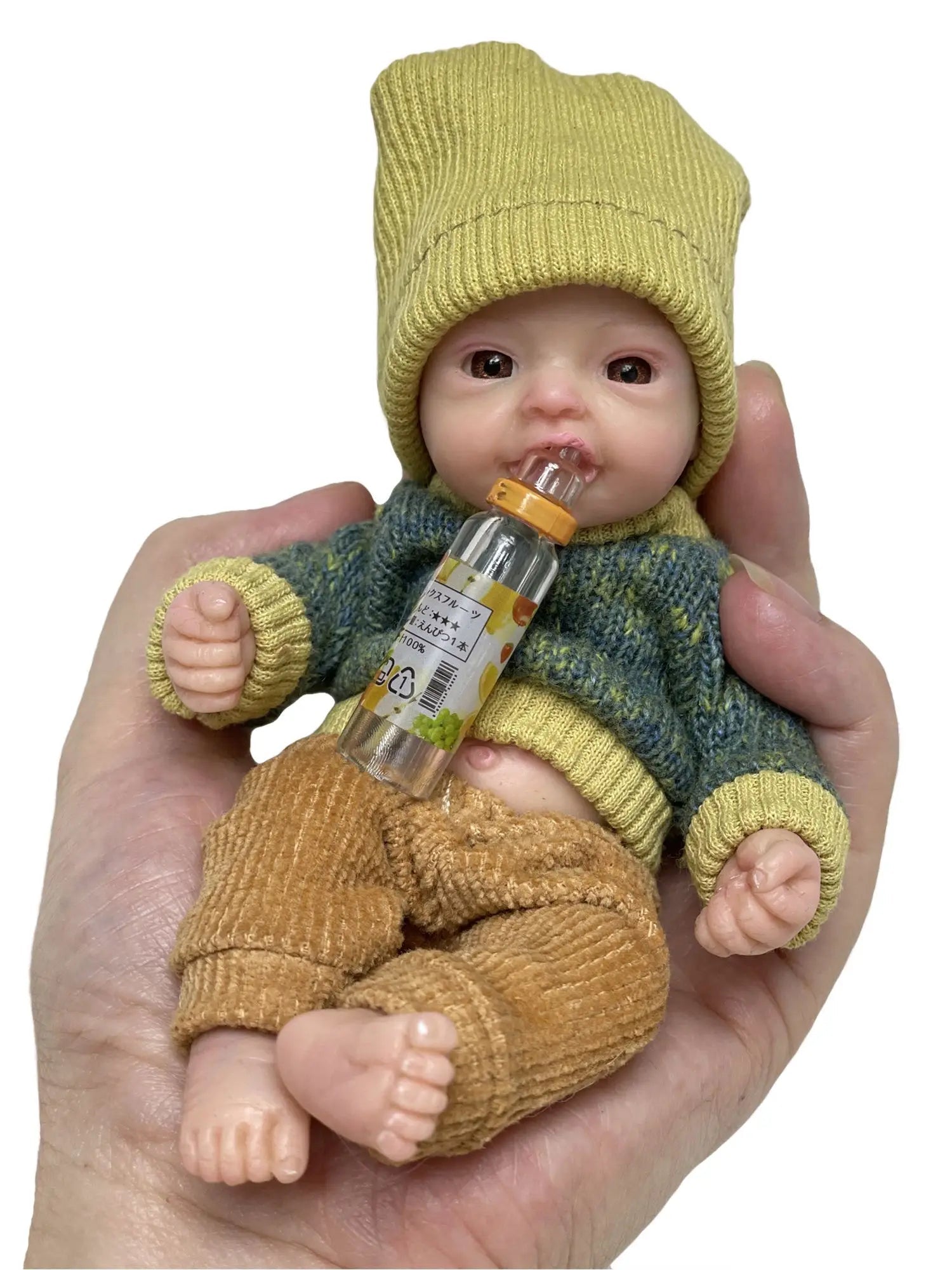 Lovely 6 Inch Palm Newborn Babies Full Body Silicone Boys Reborn Dolls Bebe Reborn Corpo De Silicone Inteiro | Tesoro Dolls