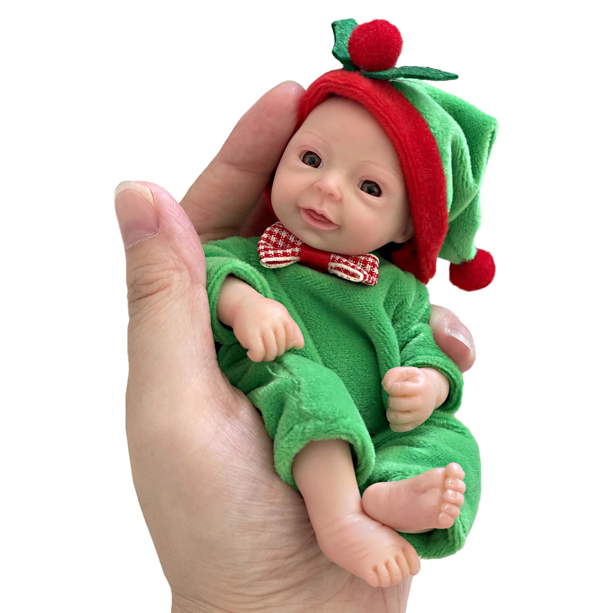 Lovely 6 Inch Palm Newborn Babies Full Body Silicone Boys Reborn Dolls Bebe Reborn Corpo De Silicone Inteiro | Tesoro Dolls