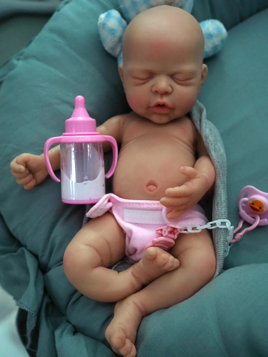 Micro Preemie Full Body Silicone Baby Doll Boy & Girl Lifelike Reborn Doll Surprice Children Anti-Stress | Tesoro Dolls