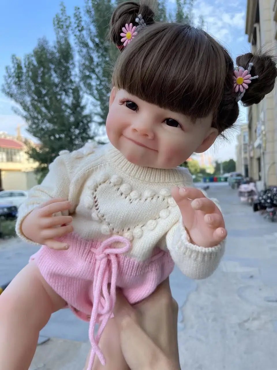 NPK 55CM Raya Full Body Soft Silicone Reborn Toddler girl with Doll Lifelike Soft Touch High Quality Doll Gifts for Child | Tesoro Dolls