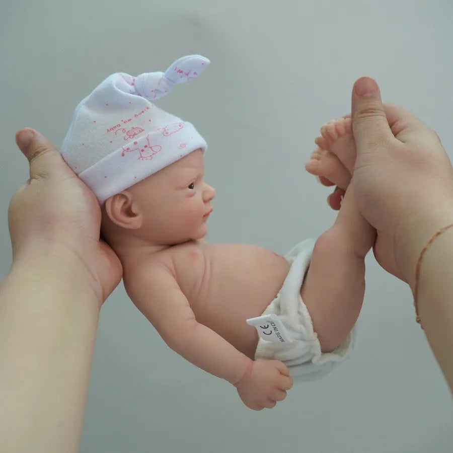 Micro Preemie Full Body Silicone Baby Doll  Girl & Boy Lifelike Reborn Doll Surprice Children Anti-Stress | Tesoro Dolls