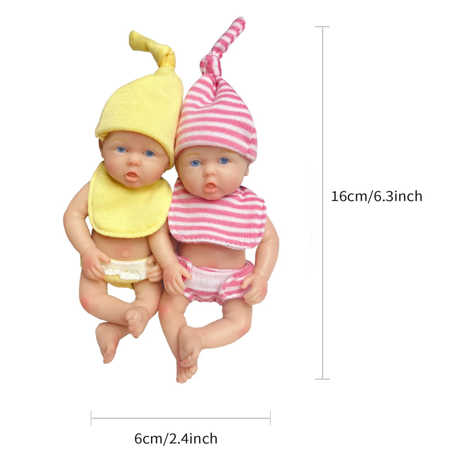 6 inch full silicone mini reborn girl bebe lifelike handmade soft bebe reborn doll palm lovely toys