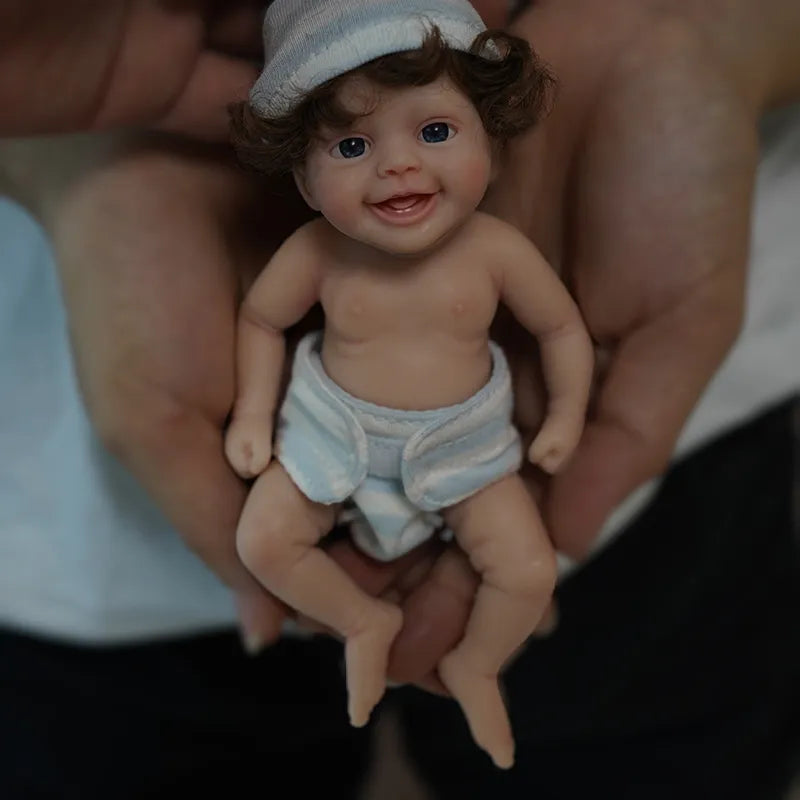 micro preemie full body silicone big eyes  doll