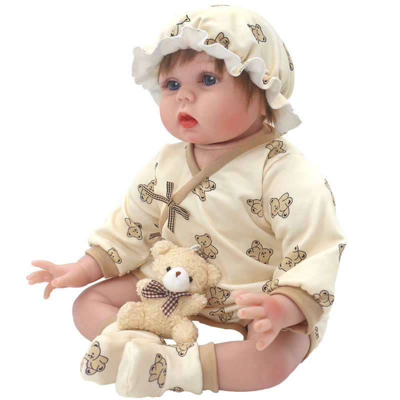 50-55cm reborn baby doll clothes rompers 22 inch doll clothes dress skirt toys outfit