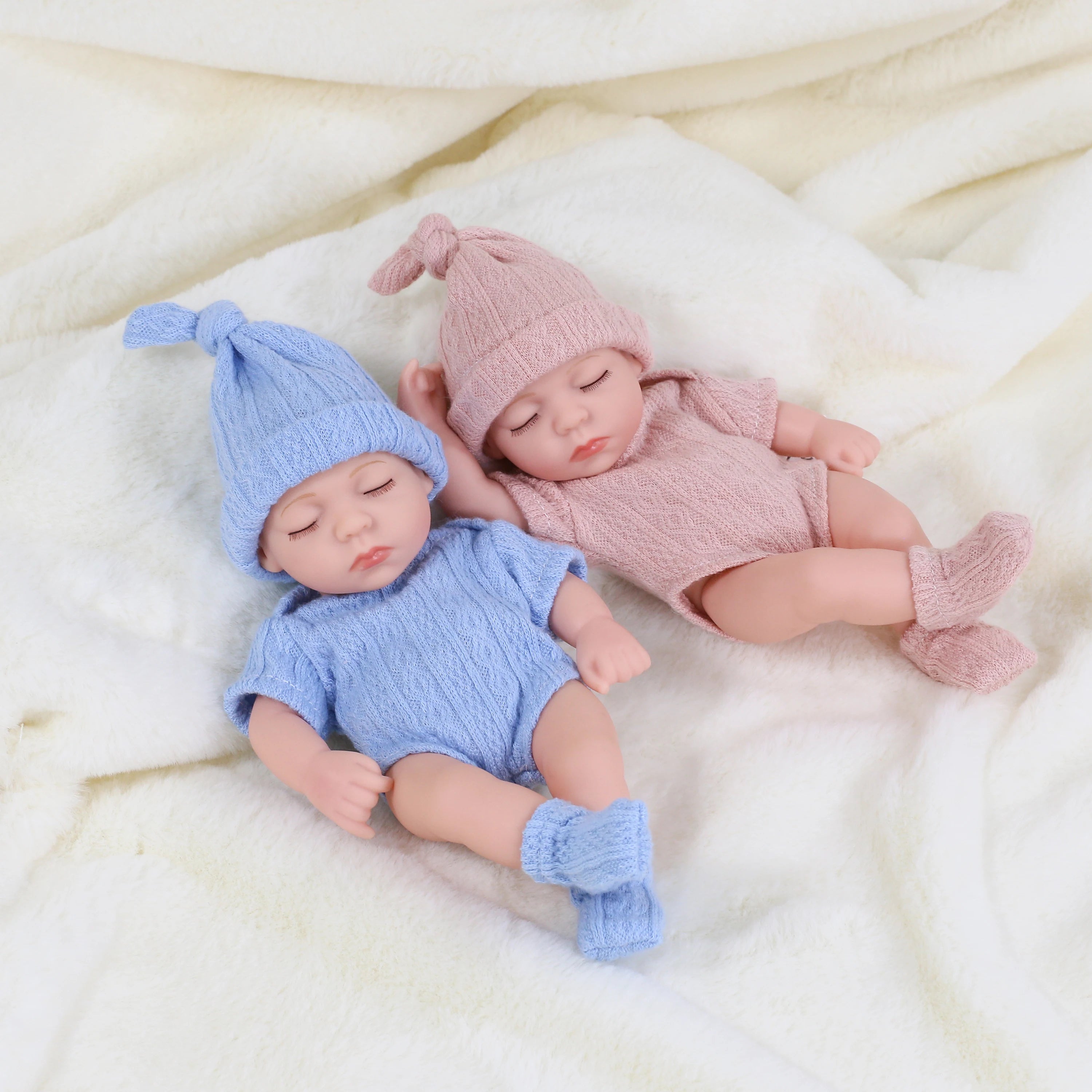 New Silicone Reborn Dolls 20cm Baby Reborn Toys Waterproof Vinyl Bebe Doll Cute Mini Reborn Baby Doll For Girls Birthday Gift | Tesoro Dolls