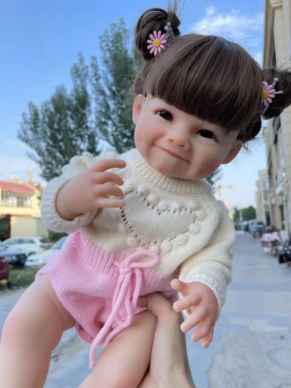 NPK 55CM Raya Full Body Soft Silicone Reborn Toddler girl with Doll Lifelike Soft Touch High Quality Doll Gifts for Child | Tesoro Dolls