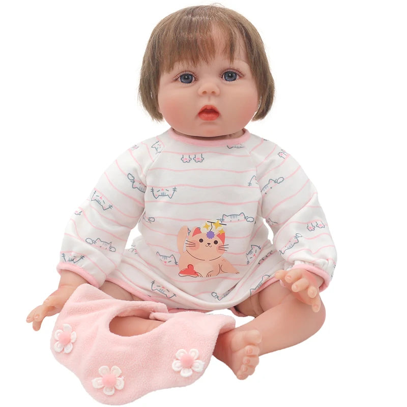 50-55cm reborn baby doll clothes rompers 22 inch doll clothes dress skirt toys outfit