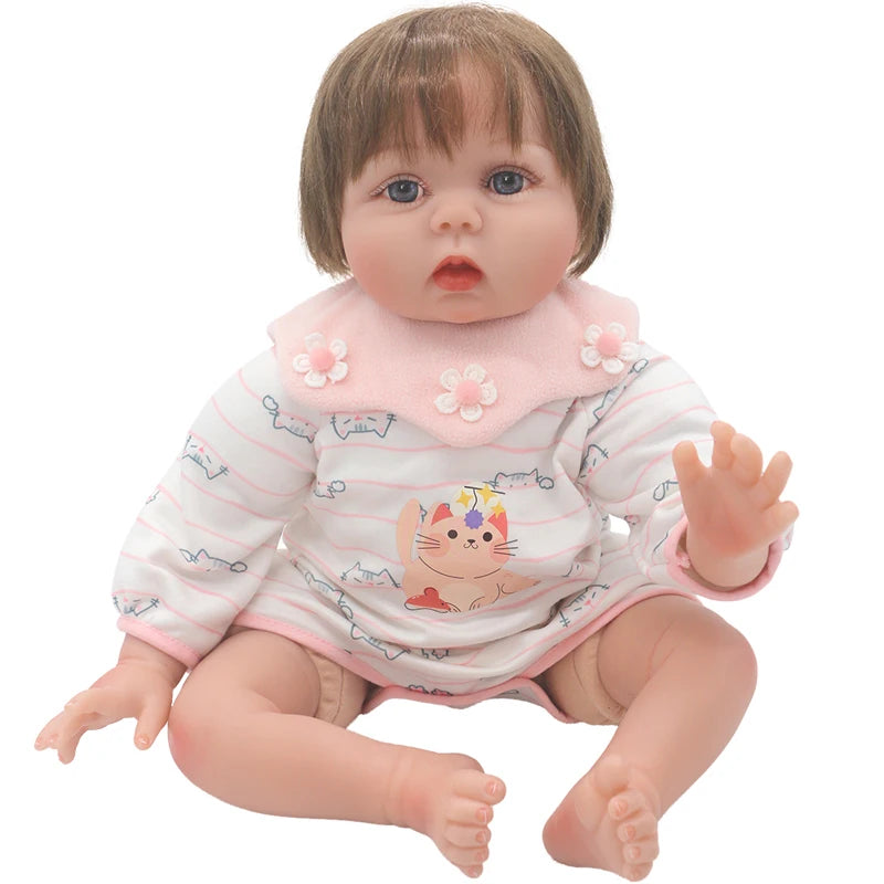 50-55cm reborn baby doll clothes rompers 22 inch doll clothes dress skirt toys outfit