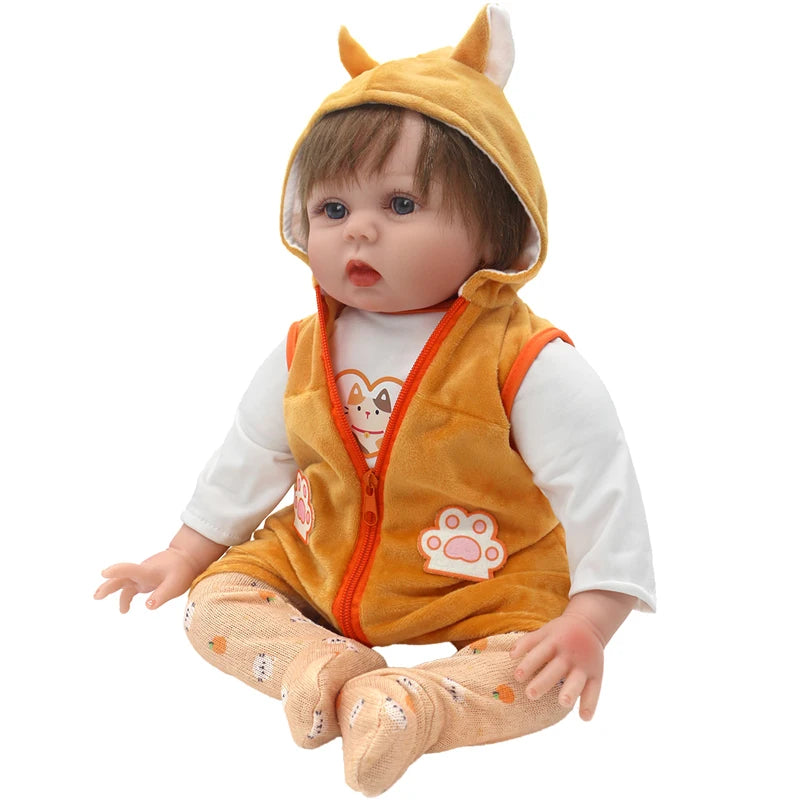 50-55cm reborn baby doll clothes rompers 22 inch doll clothes dress skirt toys outfit