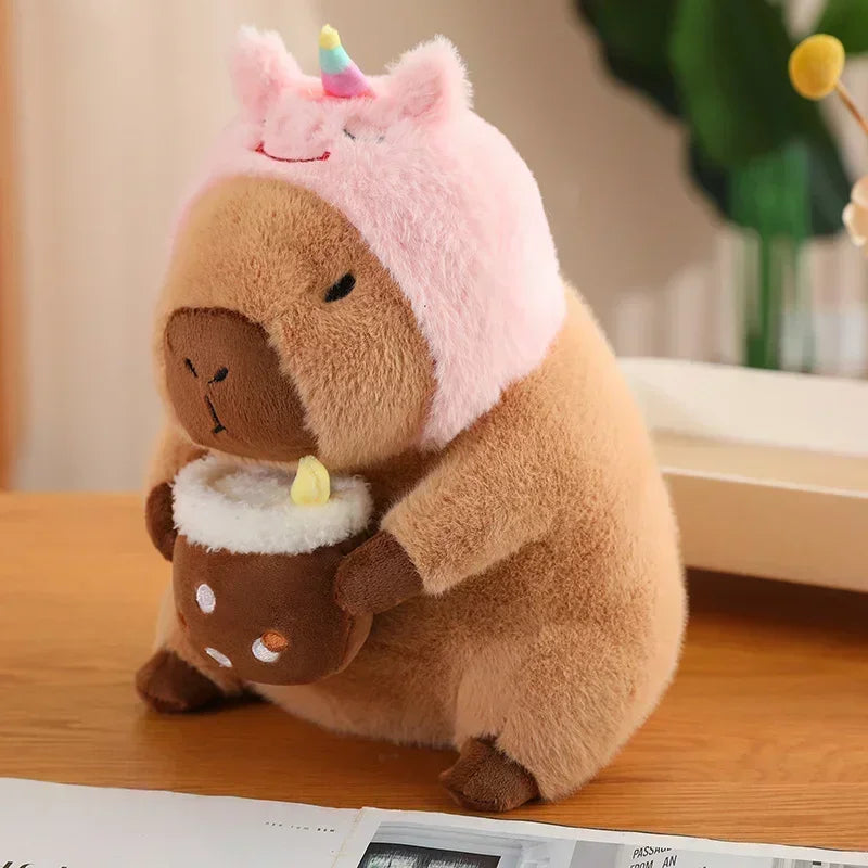 Kawaii Anime Capybara Bread Plush Toy Creative Stuffed Animals Capybara Toast Doll Girl Birthday Toys Girlfriend Cute Gift | Tesoro Dolls