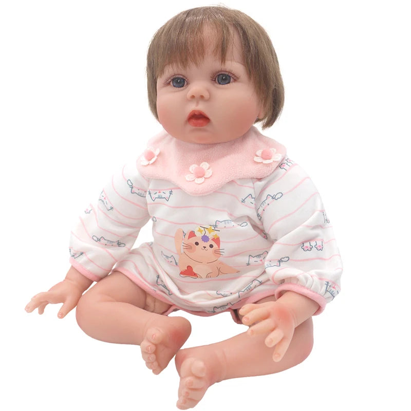 50-55cm reborn baby doll clothes rompers 22 inch doll clothes dress skirt toys outfit