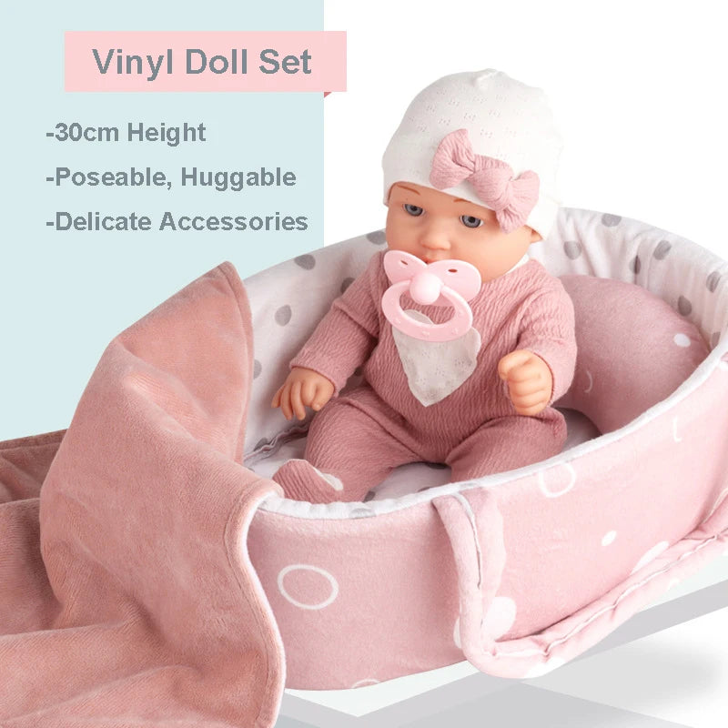 12''/30cm baby doll playset