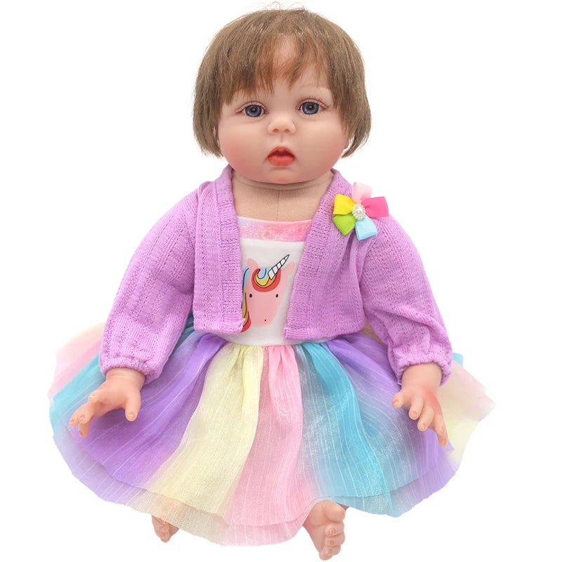 50-55cm reborn baby doll clothes rompers 22 inch doll clothes dress skirt toys outfit