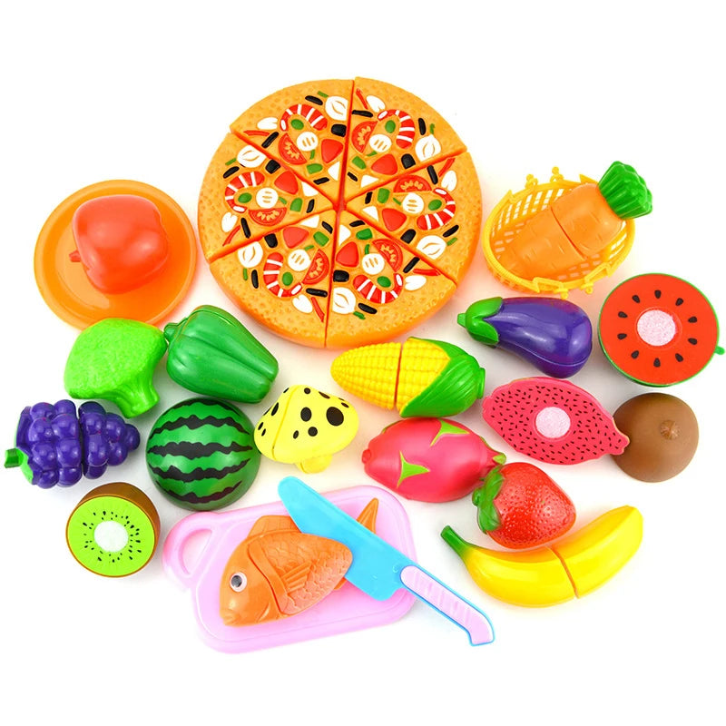 children pretend goodies play simulated kitchen toys plastic cutting food kids toy object cognition boys girl birthday gifts tmz