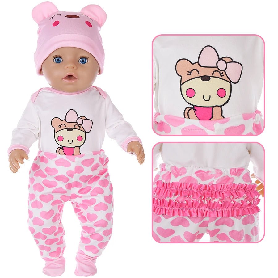 43cm baby doll 17 inch reborn baby doll clothes - 12