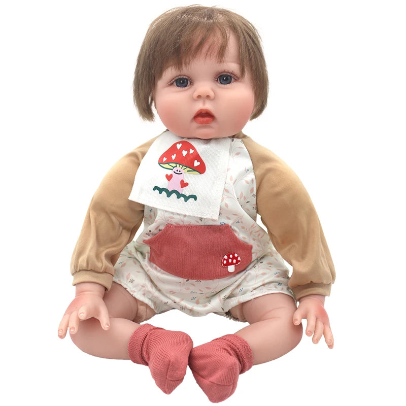 50-55cm Reborn Baby Doll Clothes Rompers 22 Inch Doll Clothes Dress Skirt Toys Outfit | Tesoro Dolls