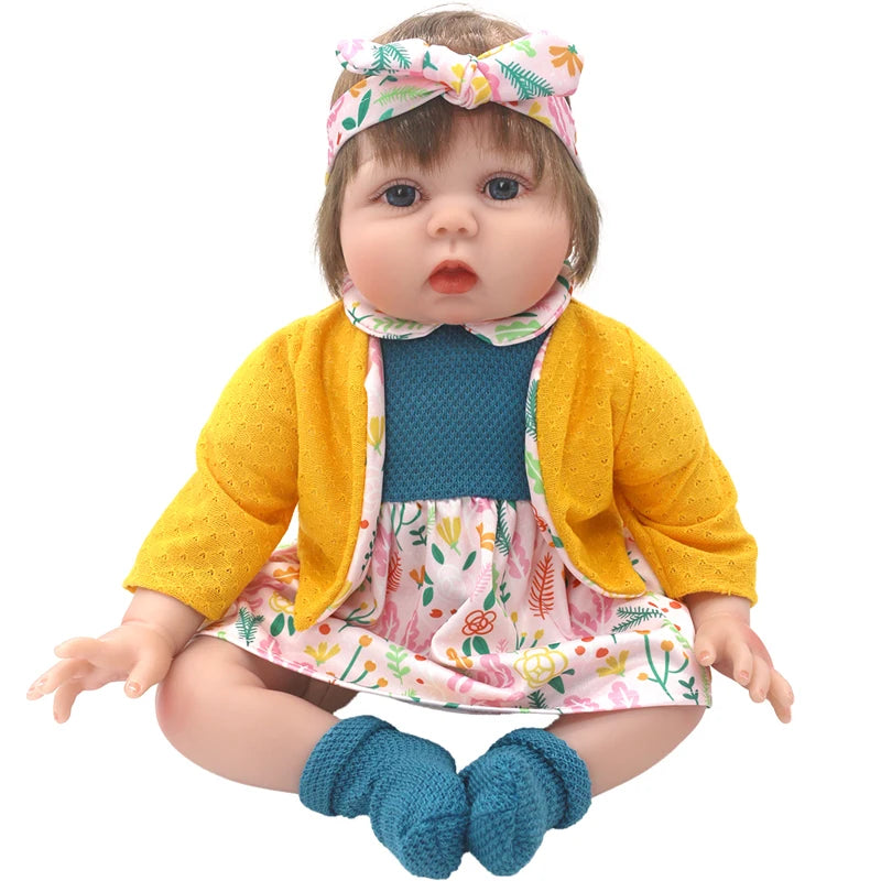 50-55cm reborn baby doll clothes rompers 22 inch doll clothes dress skirt toys outfit