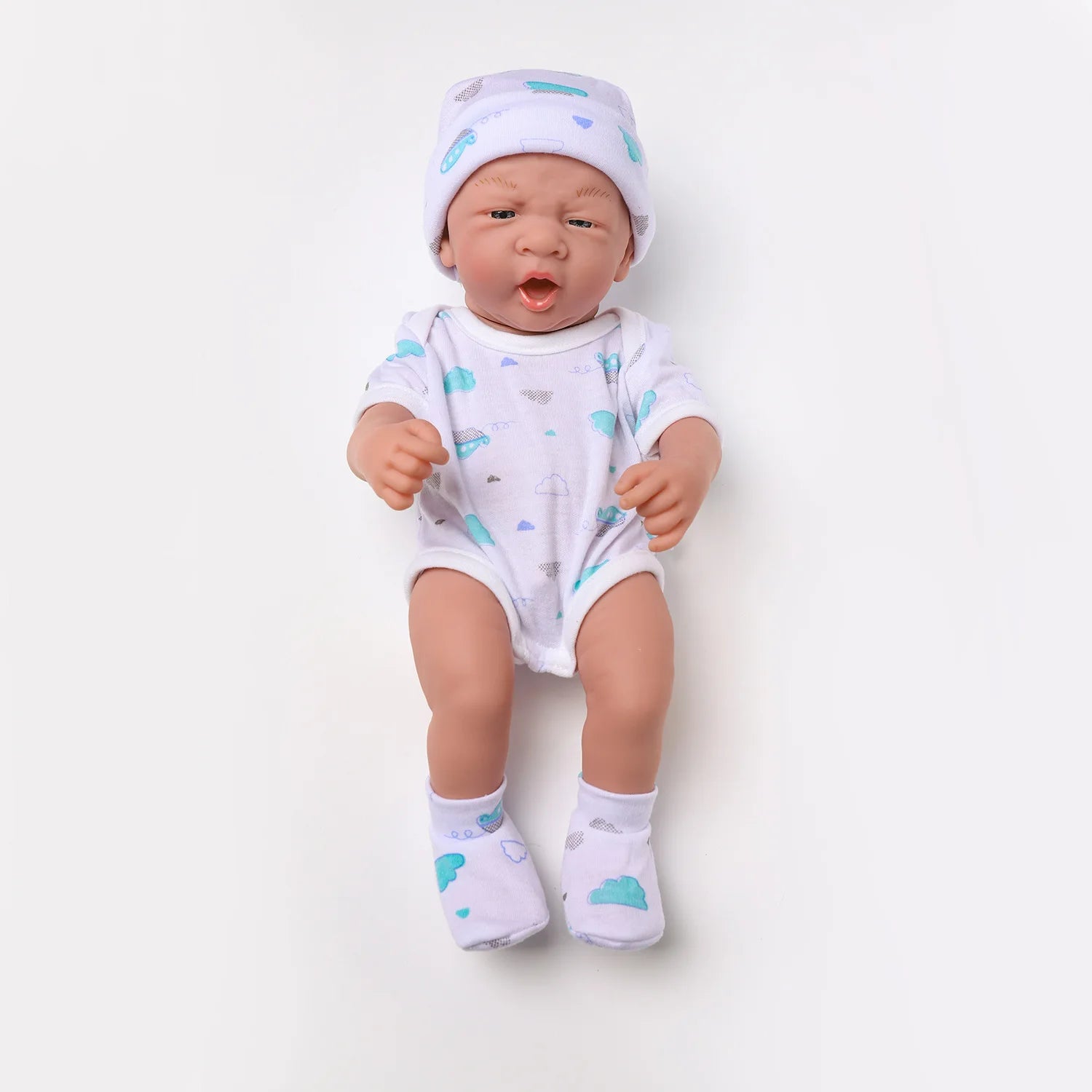 35cm 14inch baby dolls cute soft silicone baby reborn baby doll toys