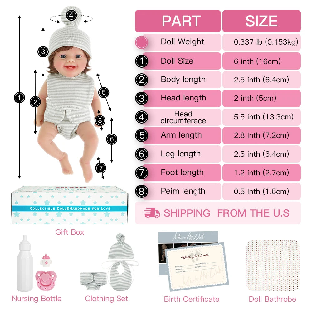 lifelike mini reborn bady surprice children anti-stress