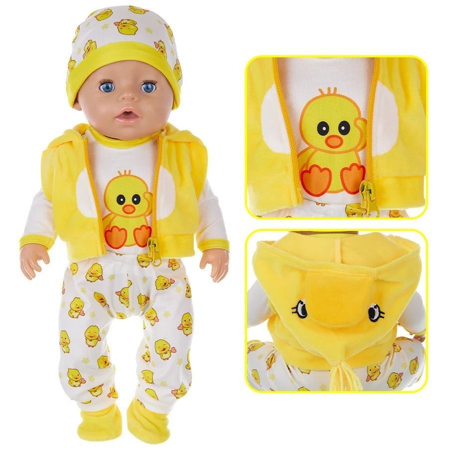 43cm baby doll 17 inch reborn baby doll clothes - 8