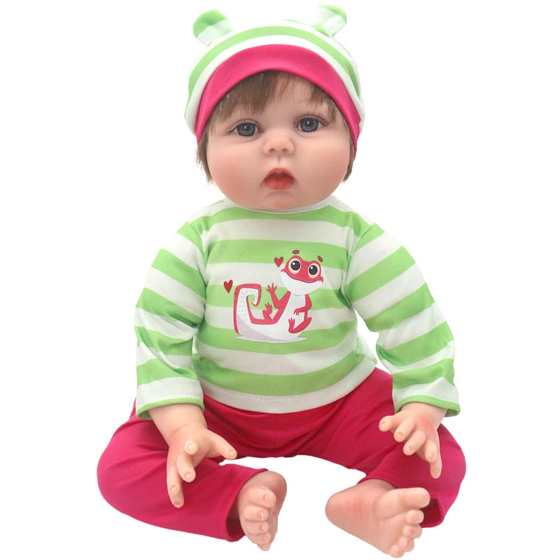 50-55cm Reborn Baby Doll Clothes Rompers 22 Inch Doll Clothes Dress Skirt Toys Outfit | Tesoro Dolls