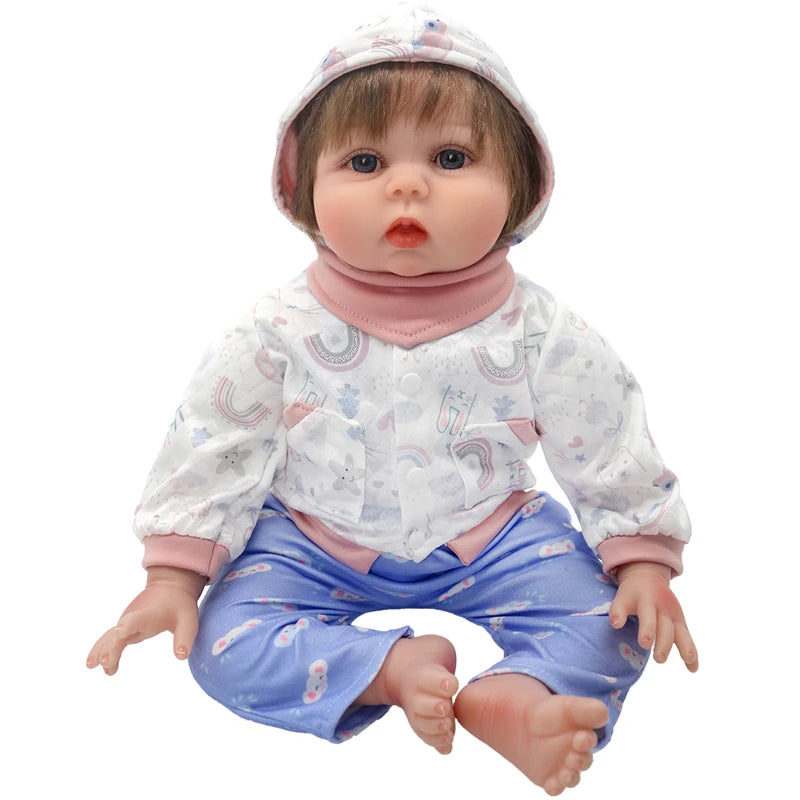 50-55cm reborn baby doll clothes rompers 22 inch doll clothes dress skirt toys outfit