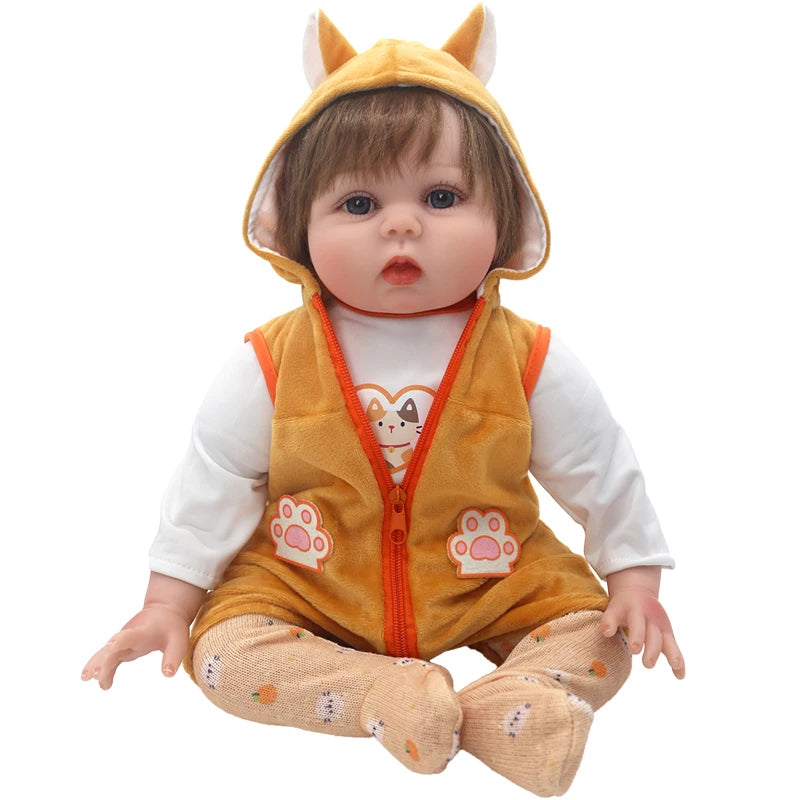 50-55cm reborn baby doll clothes rompers 22 inch doll clothes dress skirt toys outfit