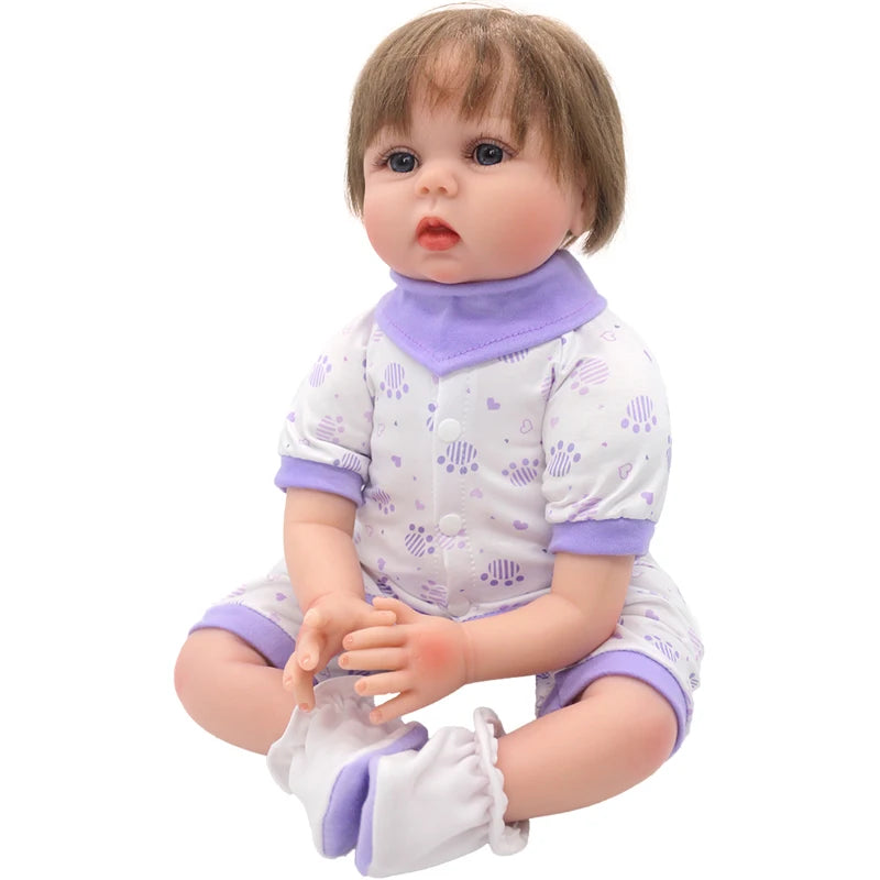 50-55cm reborn baby doll clothes rompers 22 inch doll clothes dress skirt toys outfit