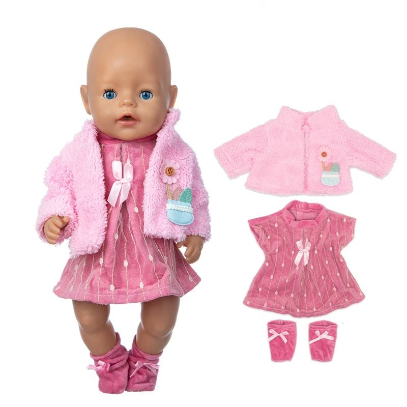 43cm baby doll 17 inch reborn baby doll clothes - 14