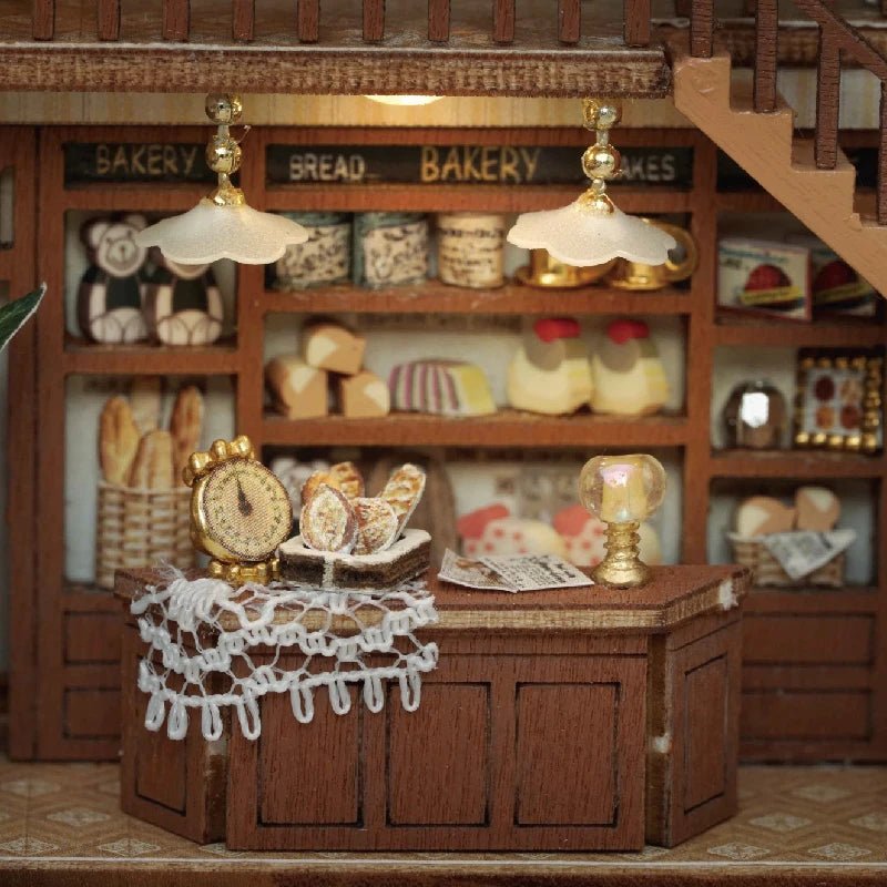 Wooden Miniature Doll House 3D Puzzle Assembly Building Model Kit Small Room Toys Home With Furniture Lighting Wooden Craft Gift | Tesoro Dolls