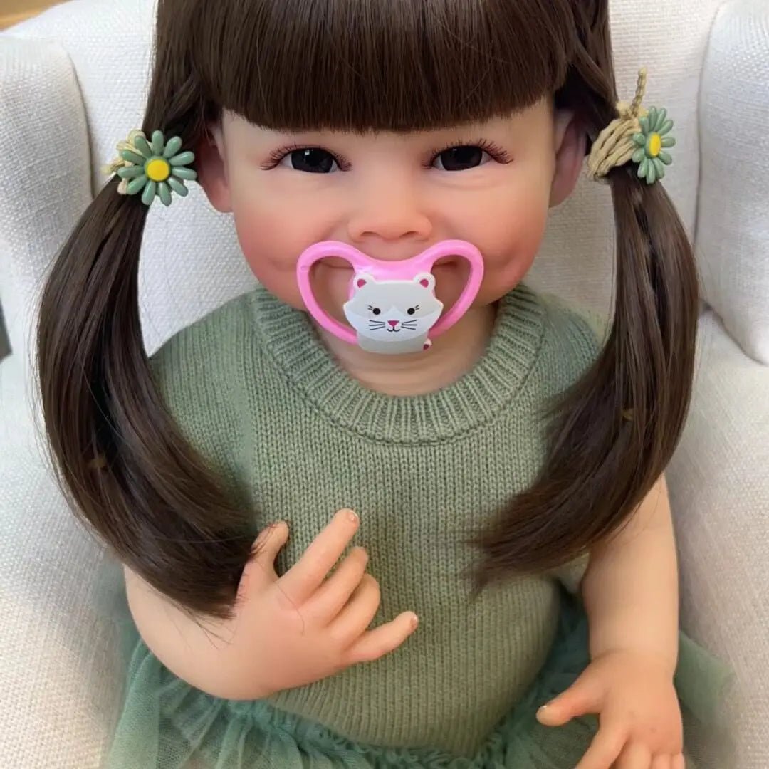 NPK 55CM Full Body Soft Silicone Reborn Toddler Doll Raya Lifelike Soft Touch High Quality Doll Gifts for Children | Tesoro Dolls