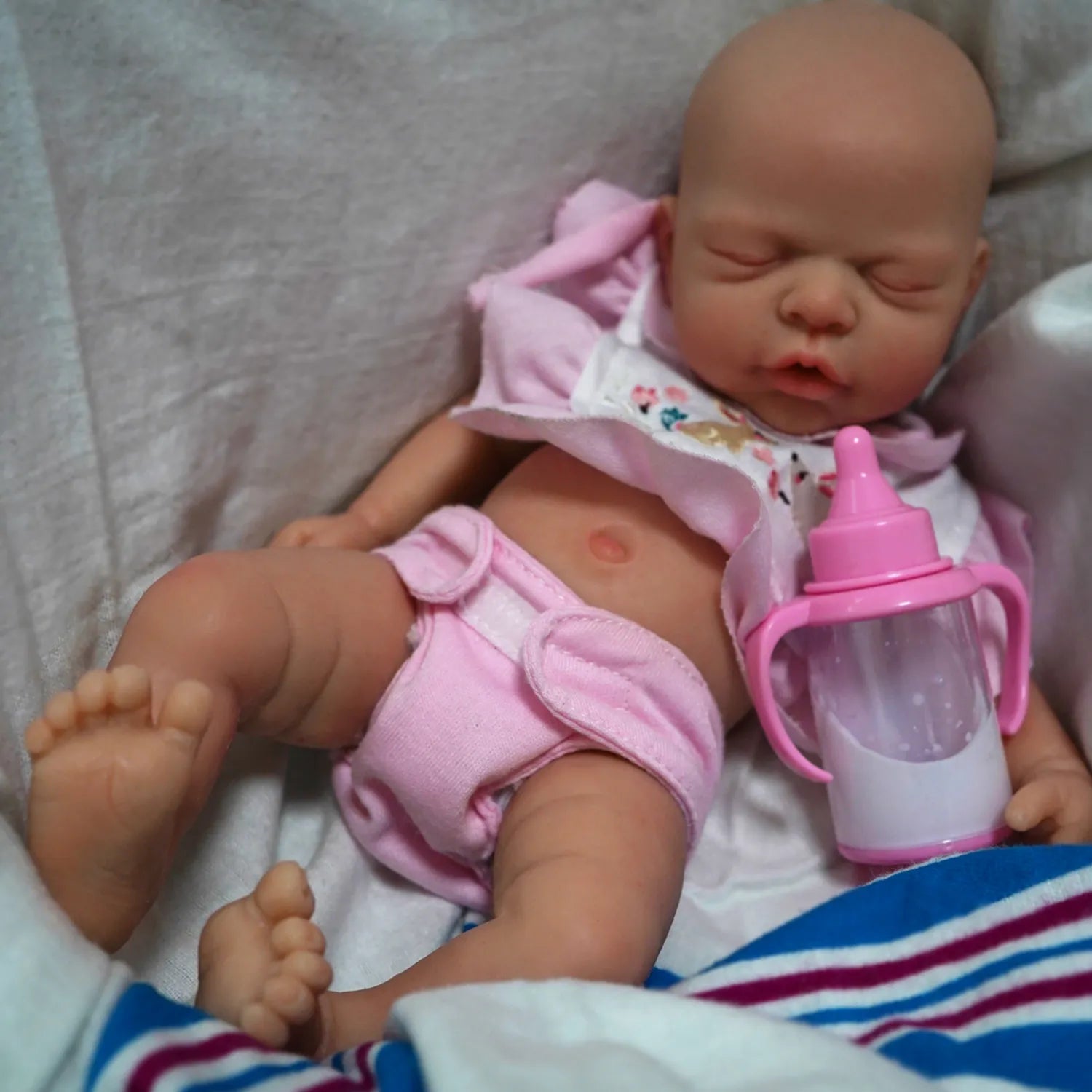 Micro Preemie Full Body Silicone Baby Doll Boy & Girl Lifelike Reborn Doll Surprice Children Anti-Stress | Tesoro Dolls