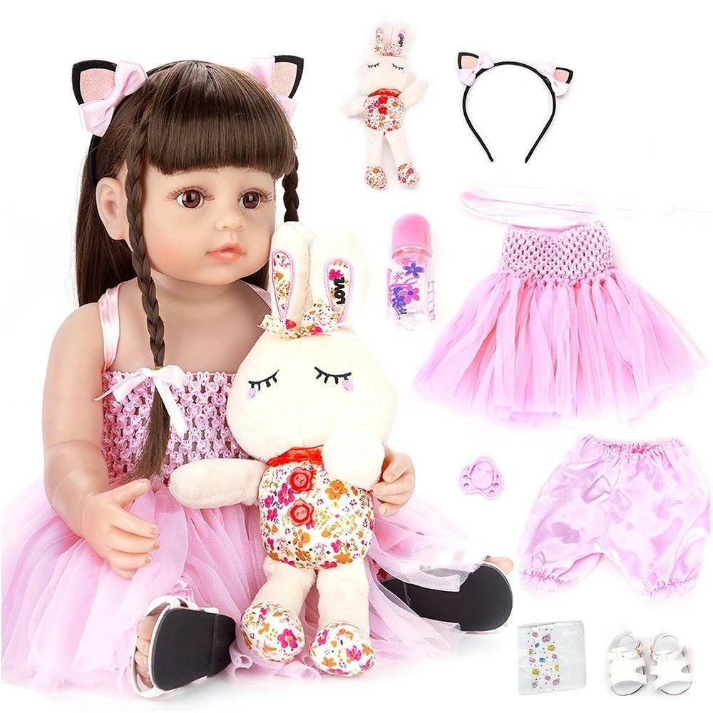 girl 55cm pink princess