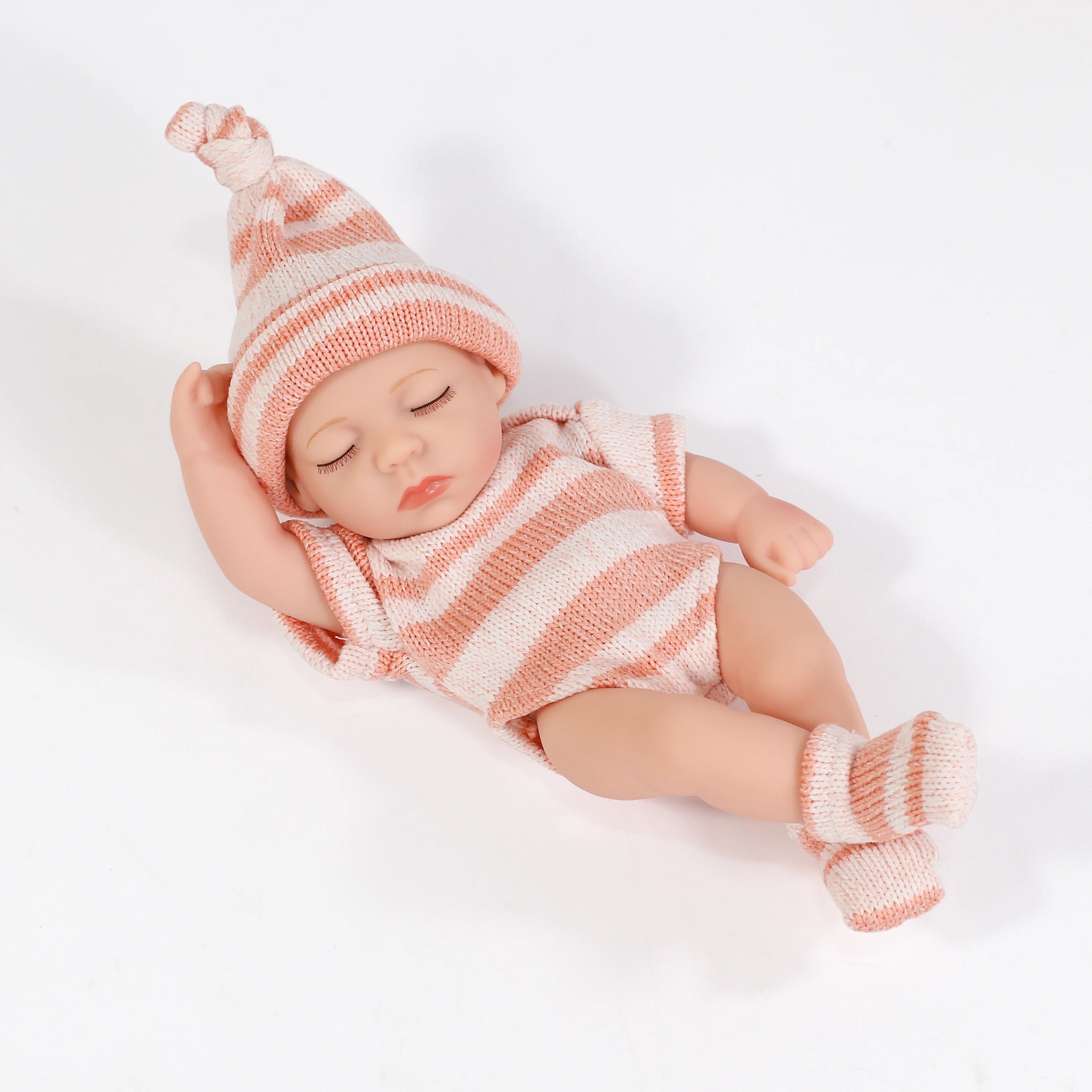 New Silicone Reborn Dolls 20cm Baby Reborn Toys Waterproof Vinyl Bebe Doll Cute Mini Reborn Baby Doll For Girls Birthday Gift | Tesoro Dolls