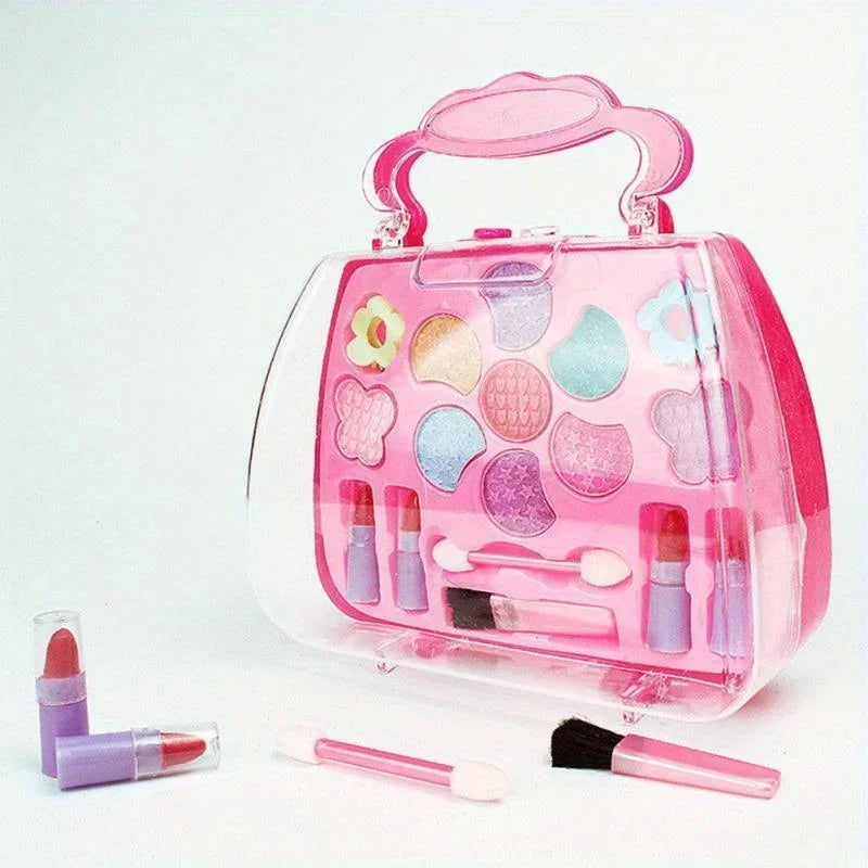 Kids Makeup Kit for Girl Washable Kids Makeup Kit Girl Toys Real Little Girls Makeup Kit for Kids Children Princess Play Makup | Tesoro Dolls