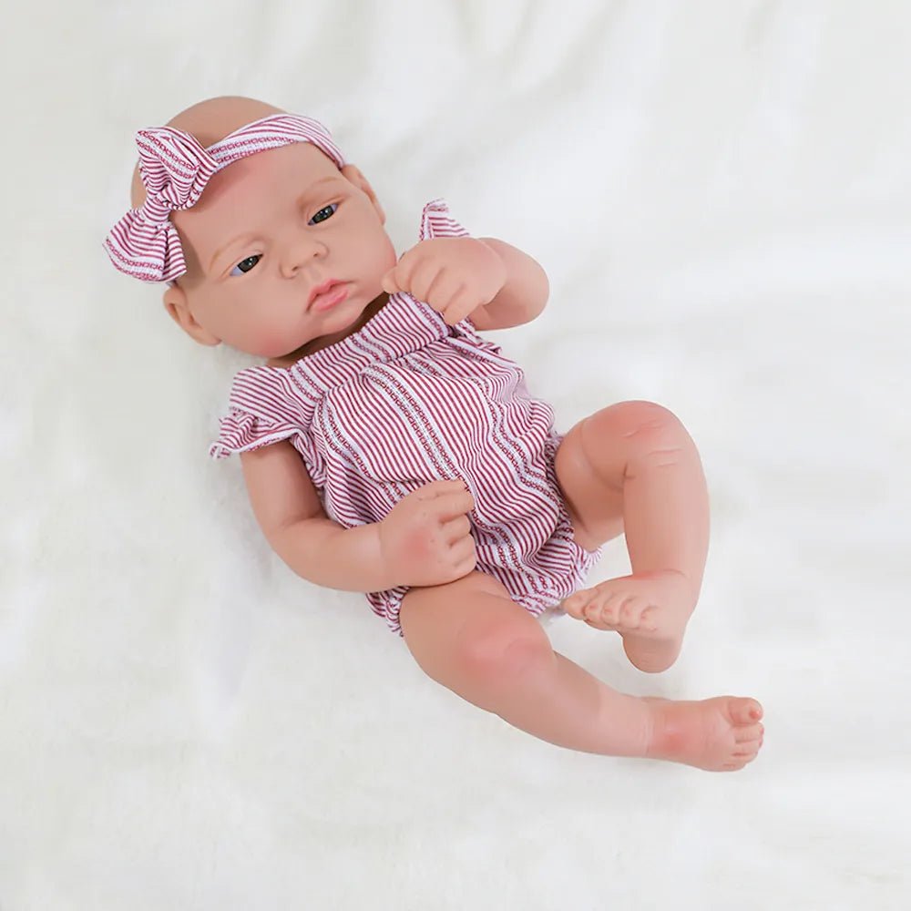 16inch full body silicone bebe reborn doll soft dolls lifelike baby vinyl bebe doll cute reborn baby doll