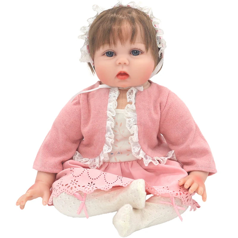 50-55cm reborn baby doll clothes rompers 22 inch doll clothes dress skirt toys outfit