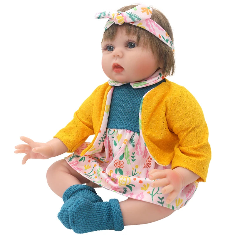 50-55cm reborn baby doll clothes rompers 22 inch doll clothes dress skirt toys outfit