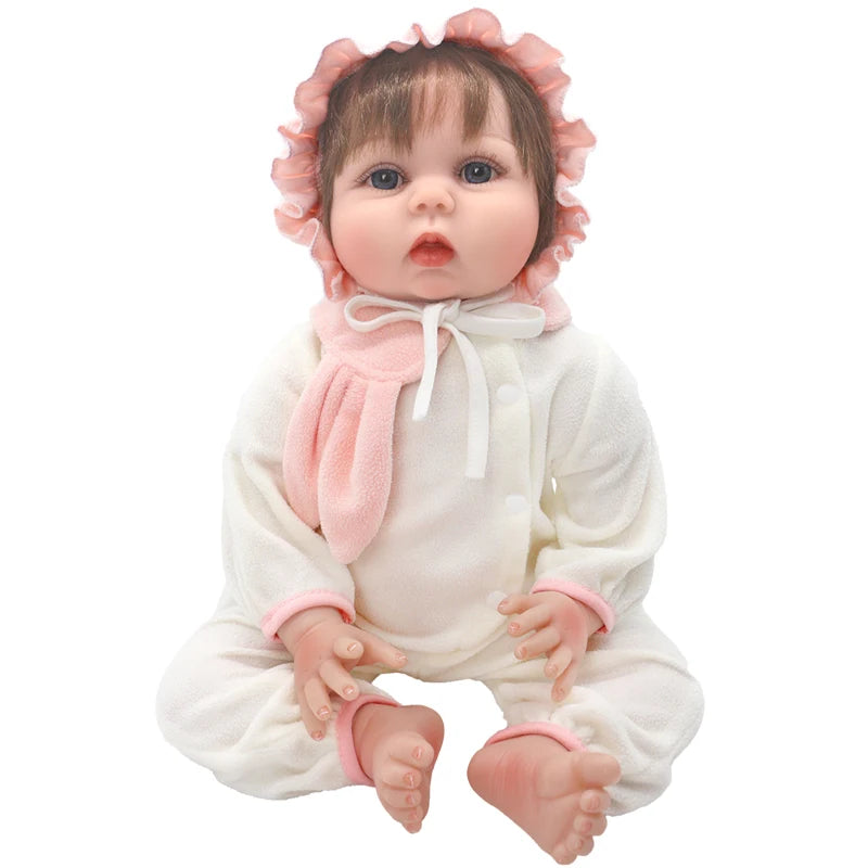 50-55cm reborn baby doll clothes rompers 22 inch doll clothes dress skirt toys outfit