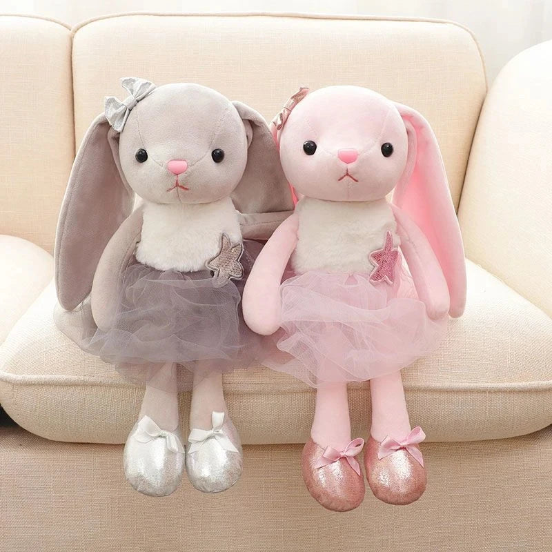 bunny plush toys stuffed animals rabbit kawaii  soft long legs plush toy dolls children appease towel girls easter birthday gift