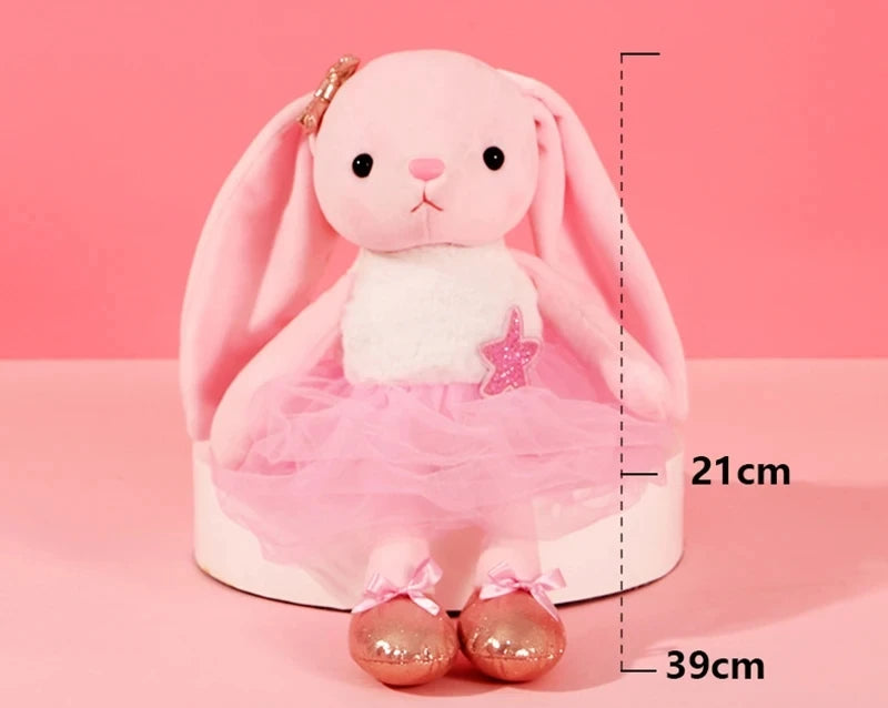 bunny plush toys stuffed animals rabbit kawaii  soft long legs plush toy dolls children appease towel girls easter birthday gift