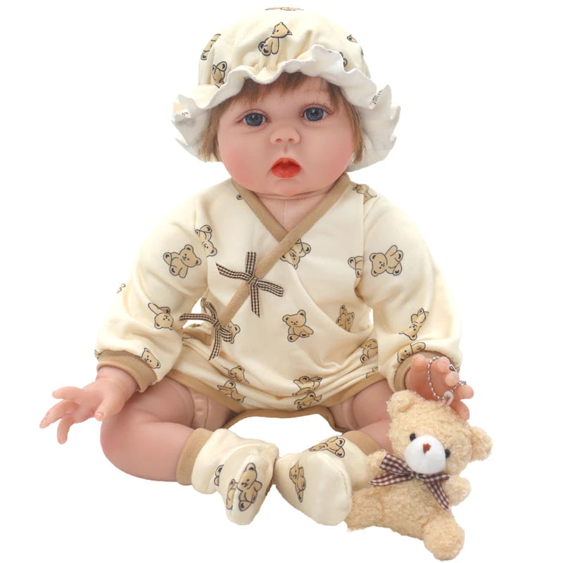 50-55cm reborn baby doll clothes rompers 22 inch doll clothes dress skirt toys outfit