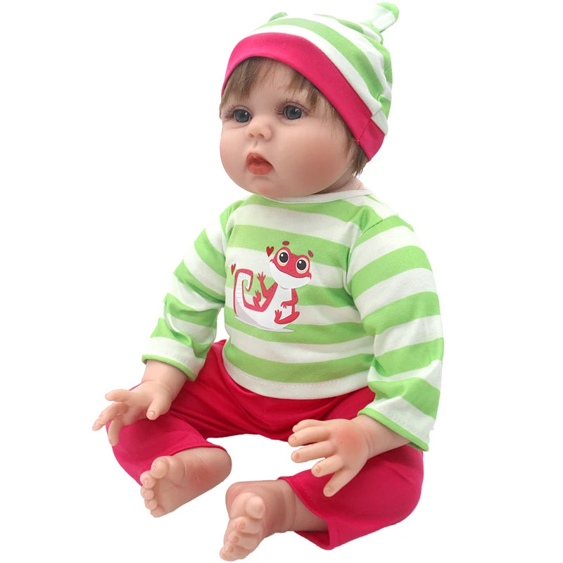 50-55cm reborn baby doll clothes rompers 22 inch doll clothes dress skirt toys outfit