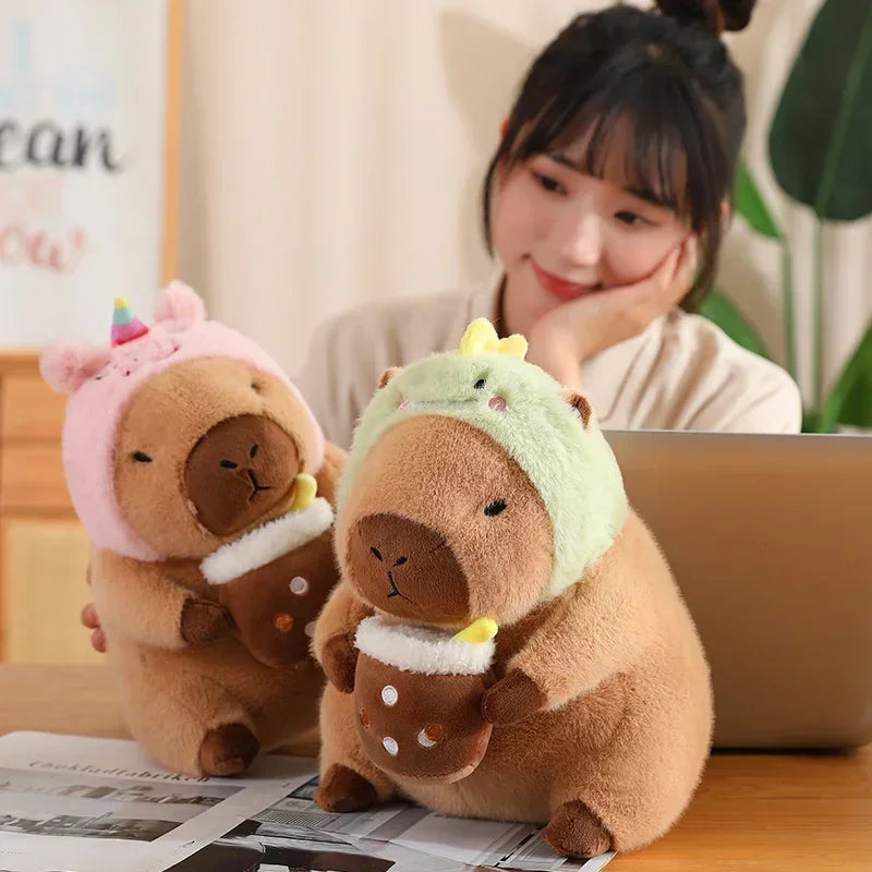 Kawaii Anime Capybara Bread Plush Toy Creative Stuffed Animals Capybara Toast Doll Girl Birthday Toys Girlfriend Cute Gift | Tesoro Dolls