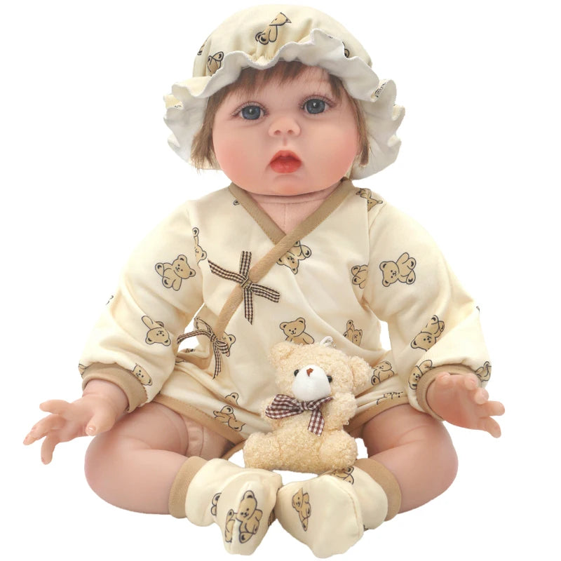 50-55cm reborn baby doll clothes rompers 22 inch doll clothes dress skirt toys outfit